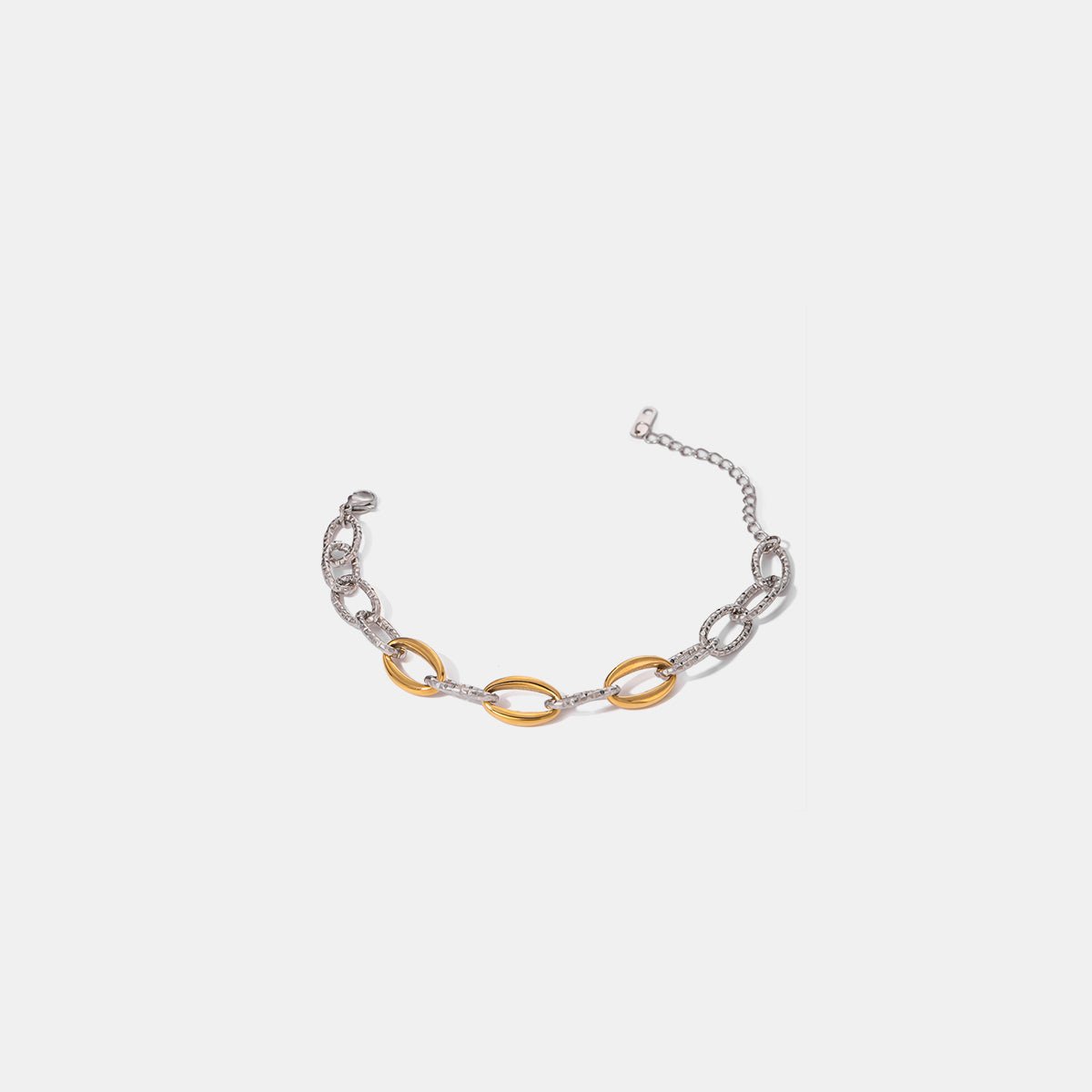 Beach Rose Co. - Silver & Gold Chain Link Bracelet