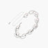 Beach Rose Co. silver chain belt featuring shimmering hammered metal discs for a glamorous accessory look.