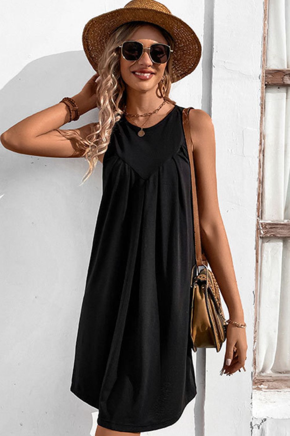 Beach Rose Co. - Sleeveless Mini Dress