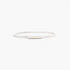 Beach Rose Co. slim silver-tone iron waist belt with a polished rectangular clasp and a finely ridged band.