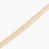 Beach Rose Co. slim gold-tone iron waist belt with a finely ridged textured band for a minimal look.