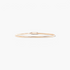 Beach Rose Co. slim gold-tone iron waist belt with a polished rectangular clasp and a finely ridged textured band.