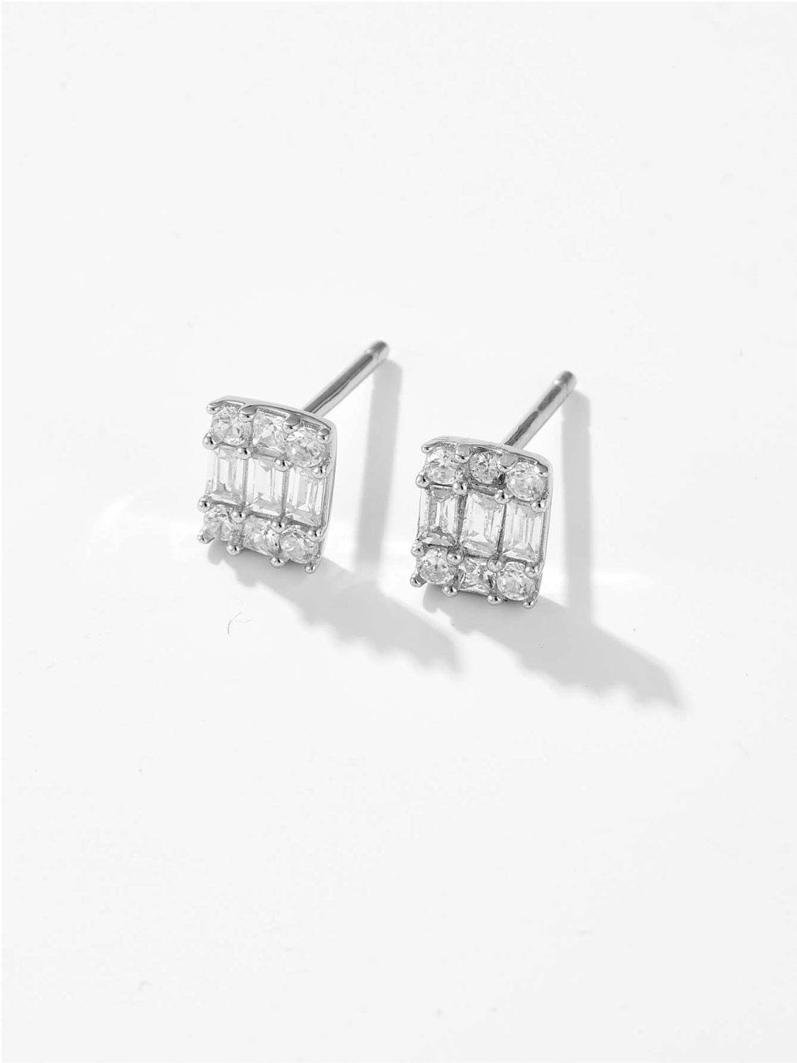 Beach Rose Co. - Square Zircon Stud Earrings