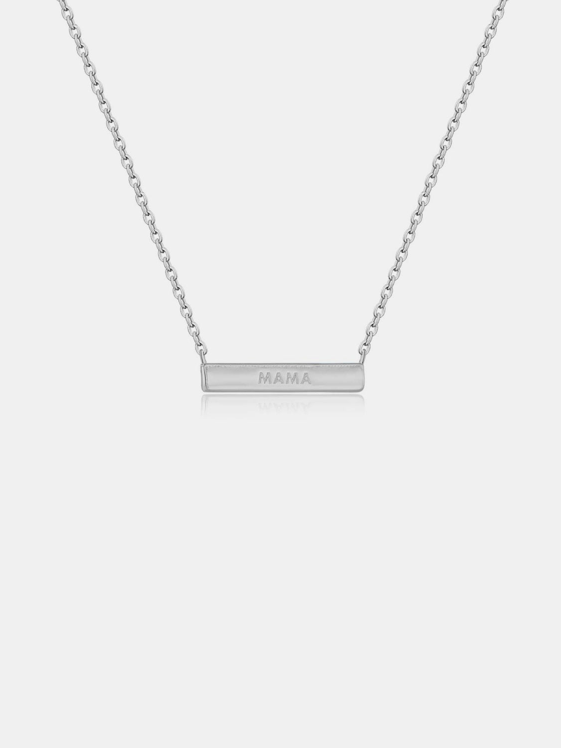 Beach Rose Co. - Stamped MAMA Bar Pendant Necklace