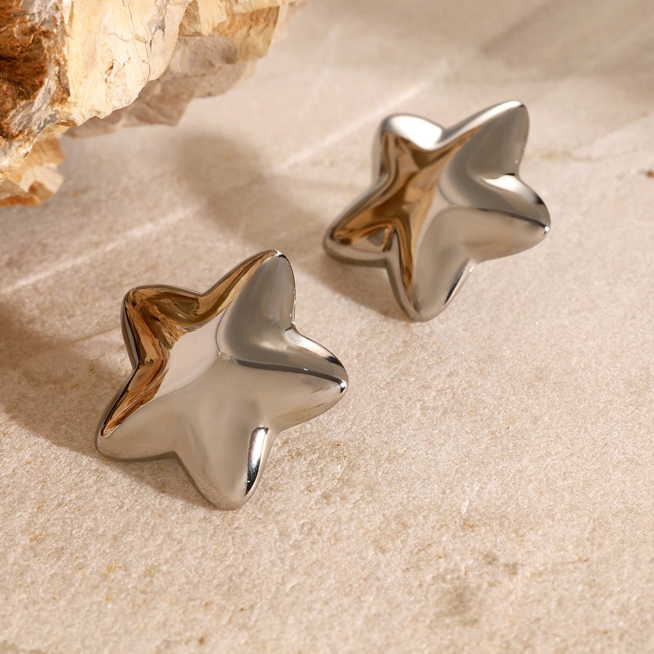 Beach Rose Co. - Star Stud Earrings