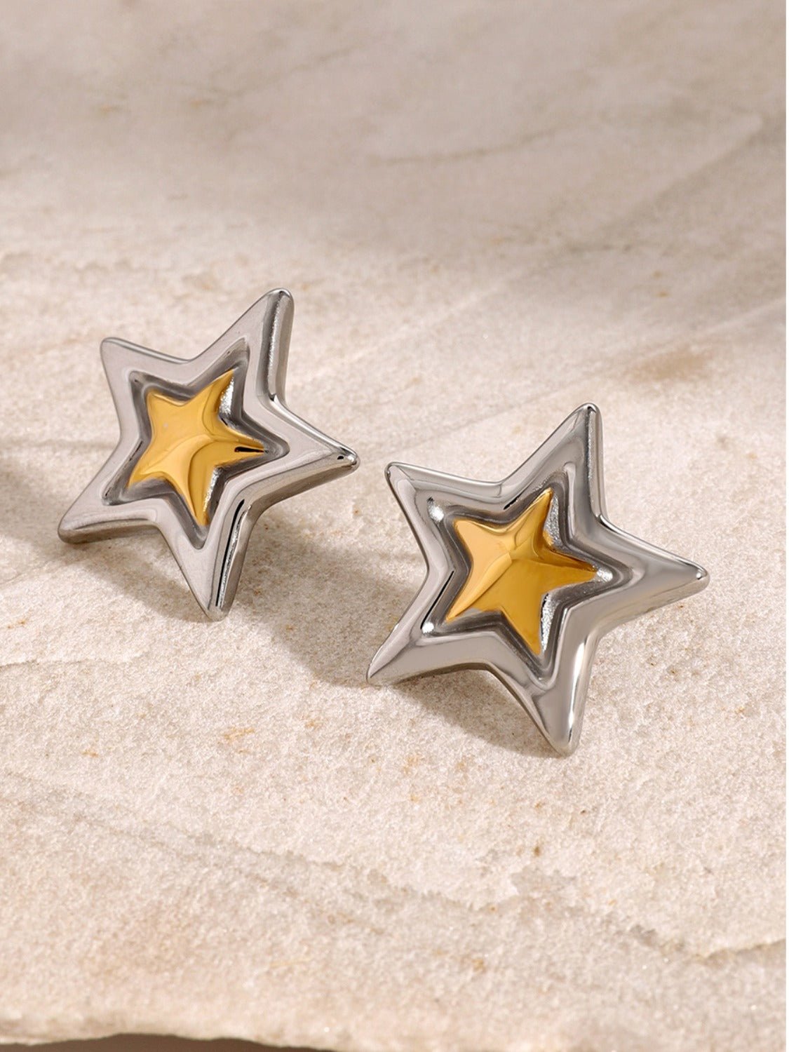 Beach Rose Co. - Star Stud Earrings