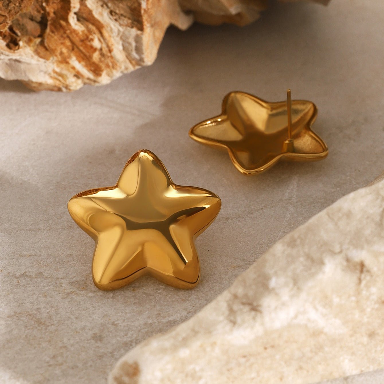 Beach Rose Co. - Star Stud Earrings