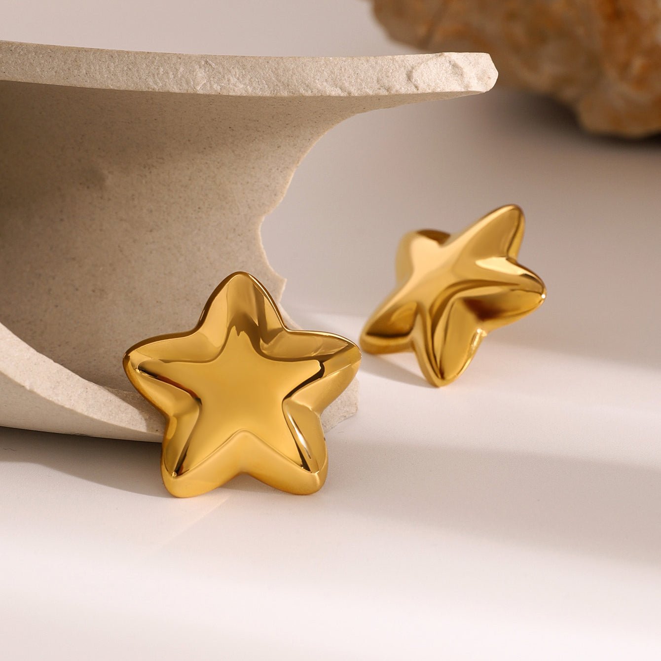 Beach Rose Co. - Star Stud Earrings