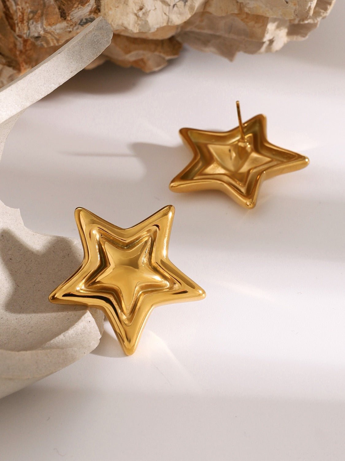 Beach Rose Co. - Star Stud Earrings