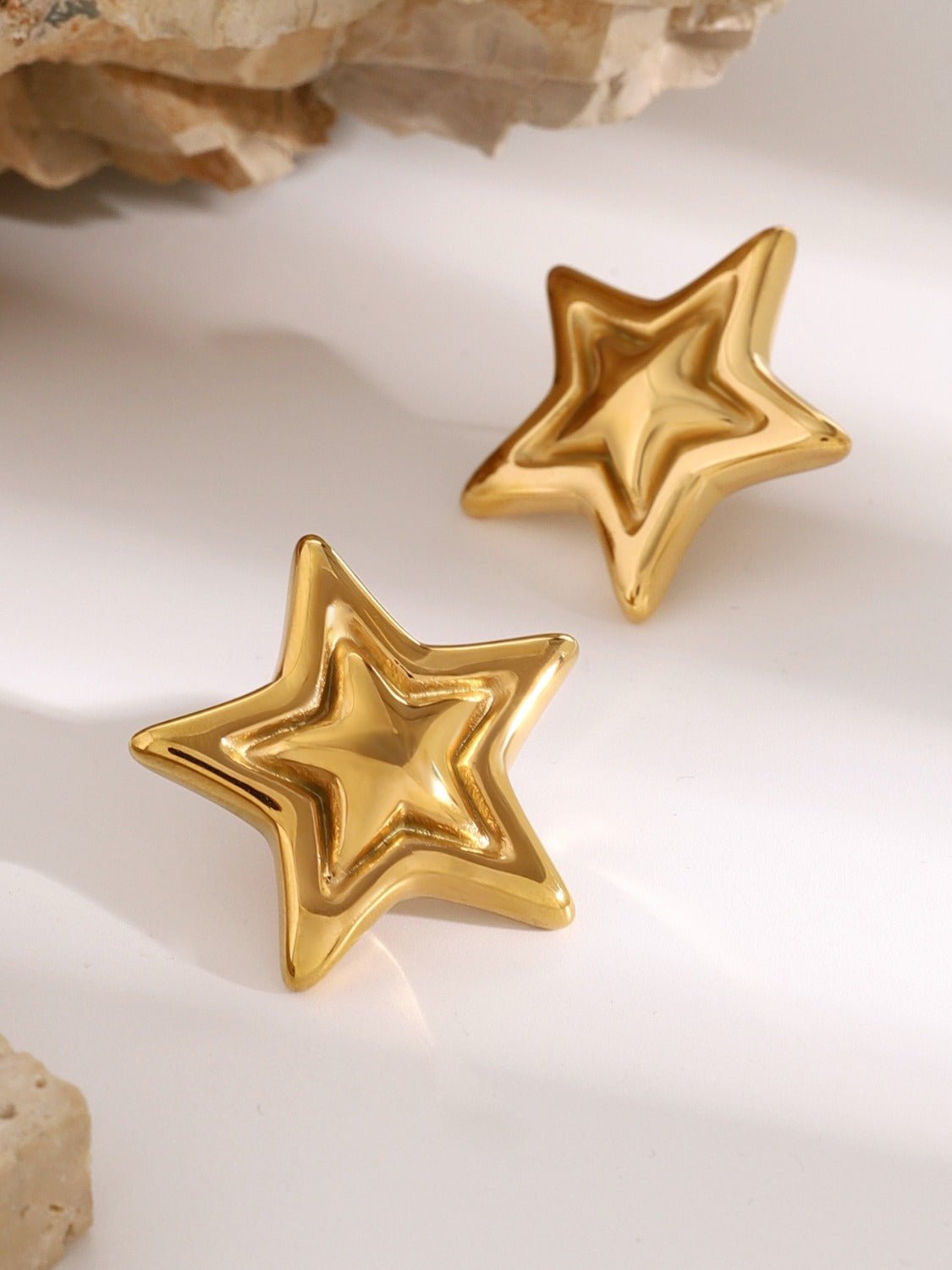 Beach Rose Co. - Star Stud Earrings