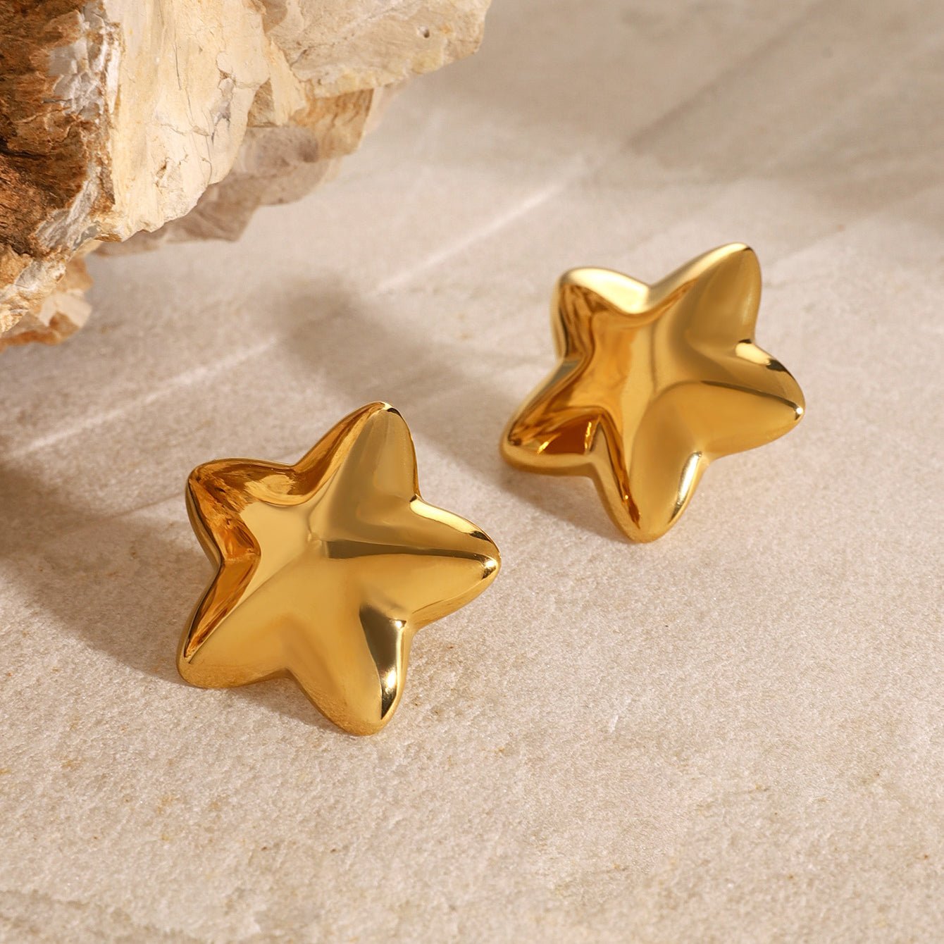 Beach Rose Co. - Star Stud Earrings