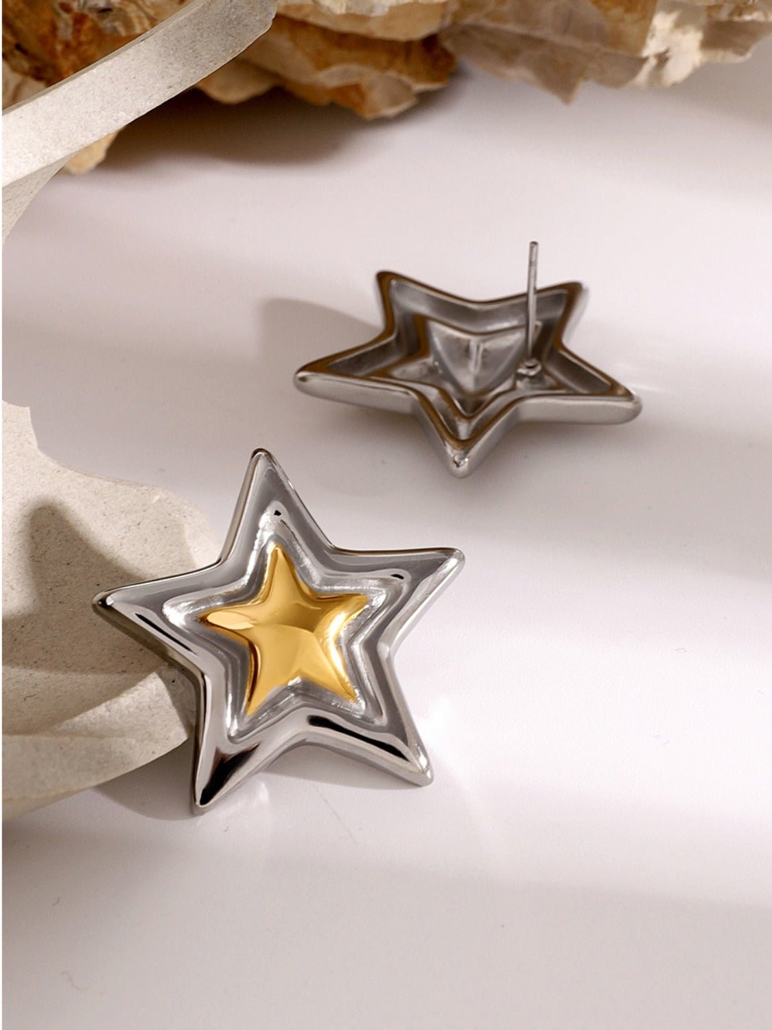 Beach Rose Co. - Star Stud Earrings