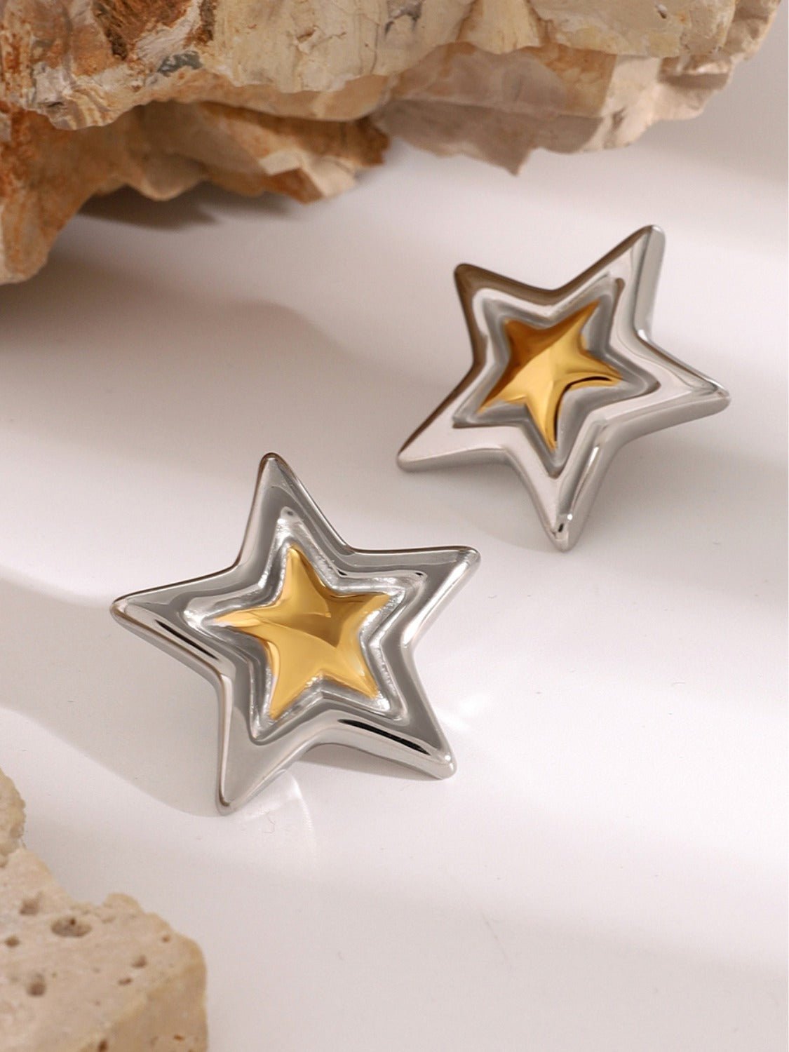 Beach Rose Co. - Star Stud Earrings