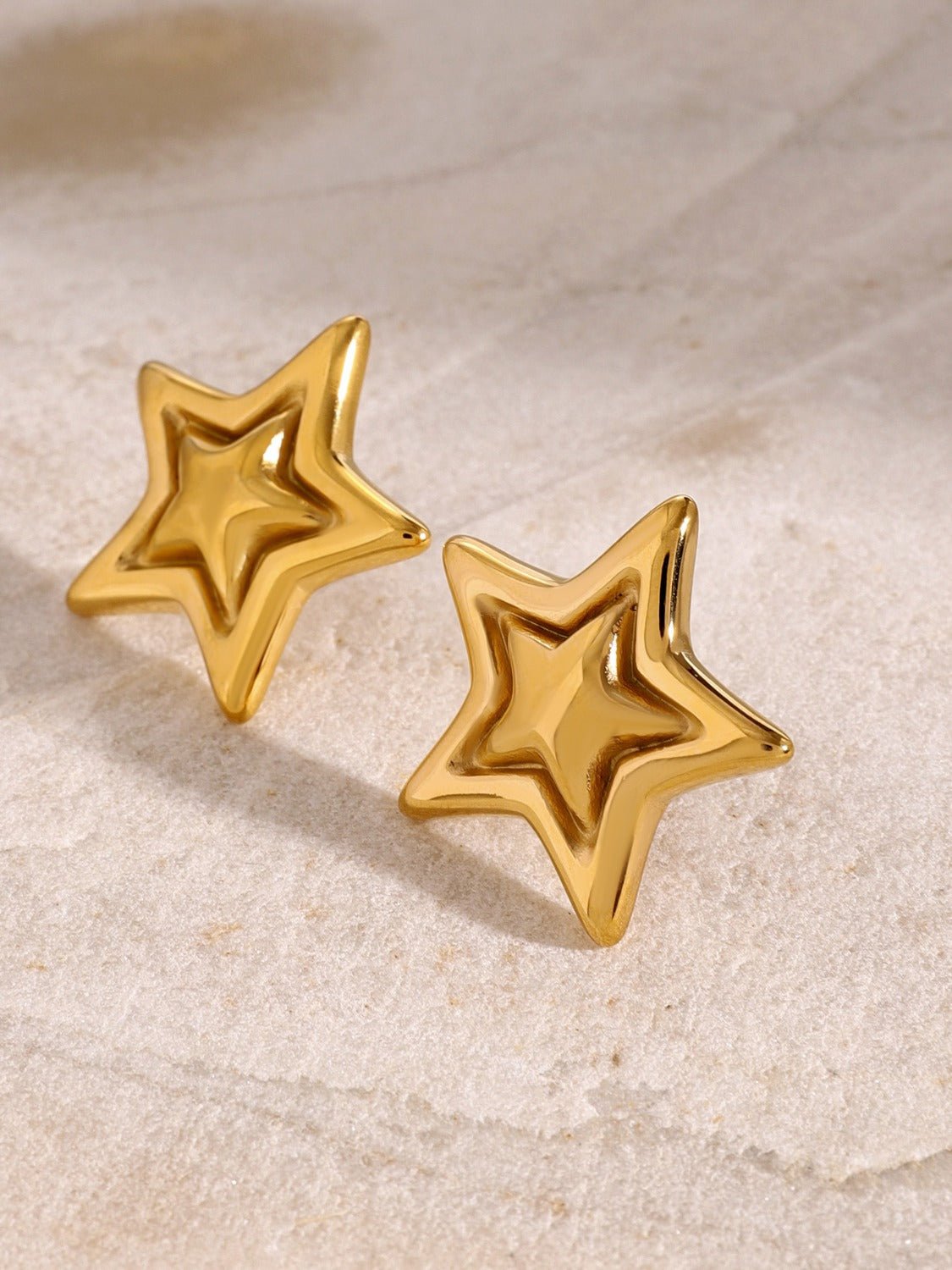 Beach Rose Co. - Star Stud Earrings