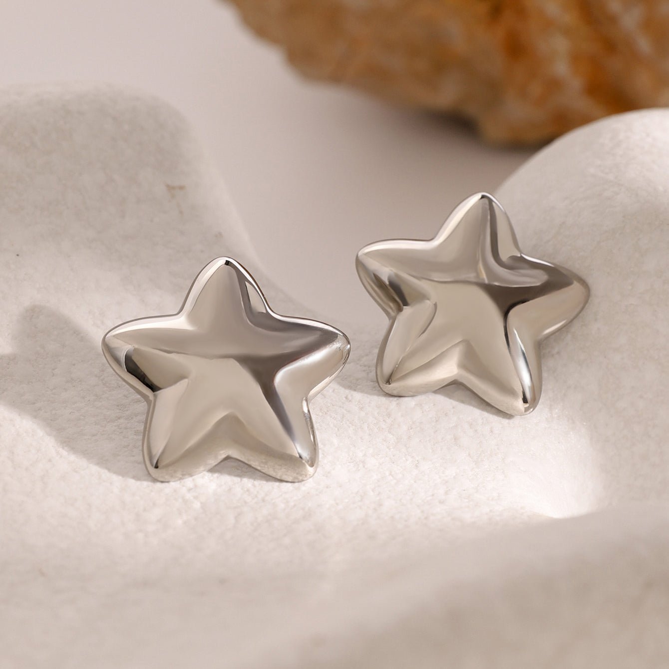 Beach Rose Co. - Star Stud Earrings