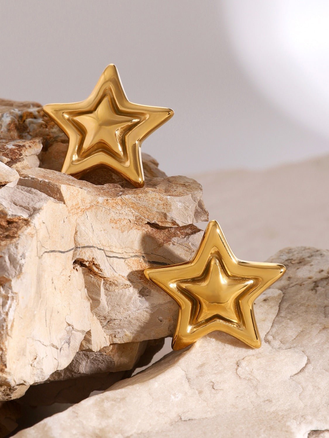 Beach Rose Co. - Star Stud Earrings