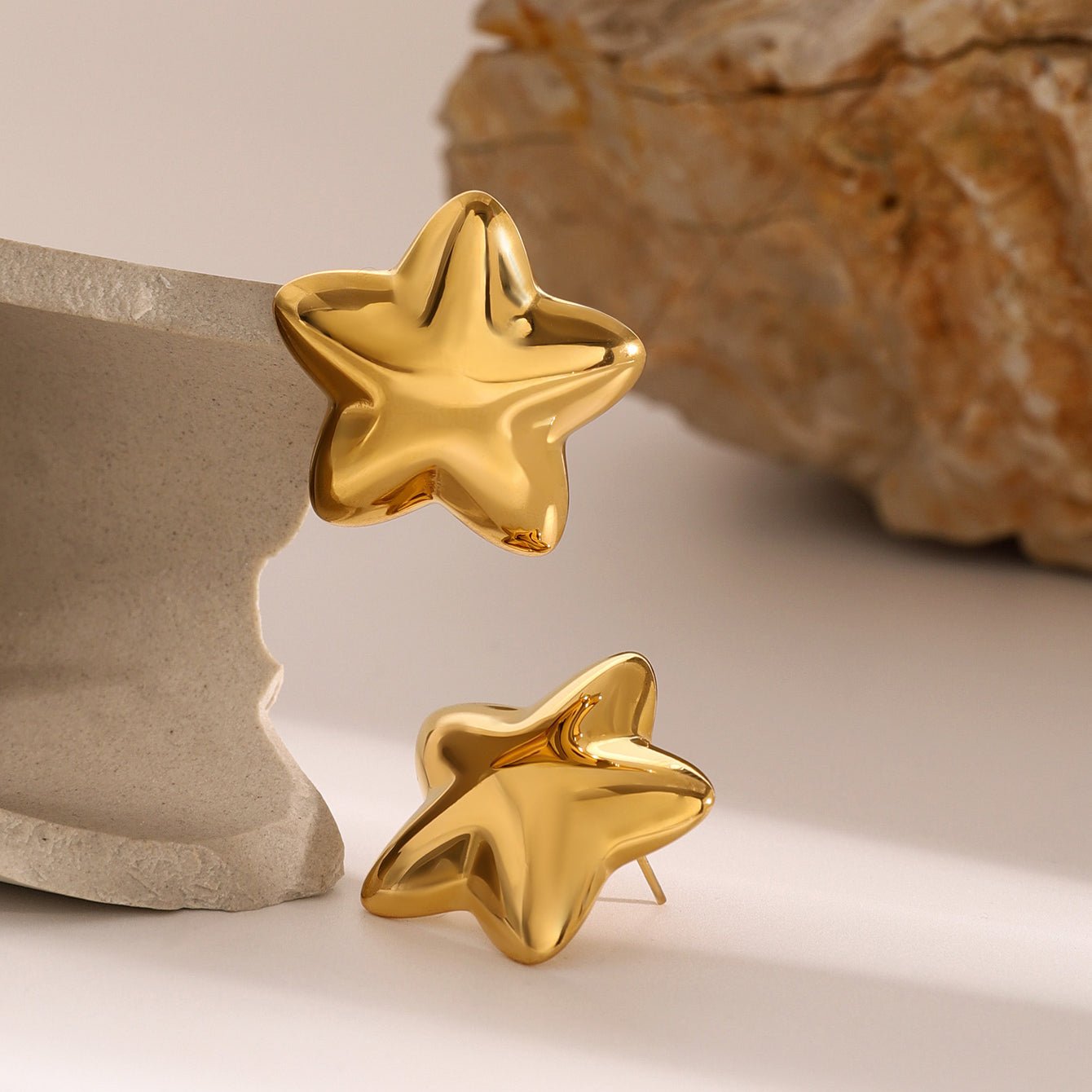 Beach Rose Co. - Star Stud Earrings