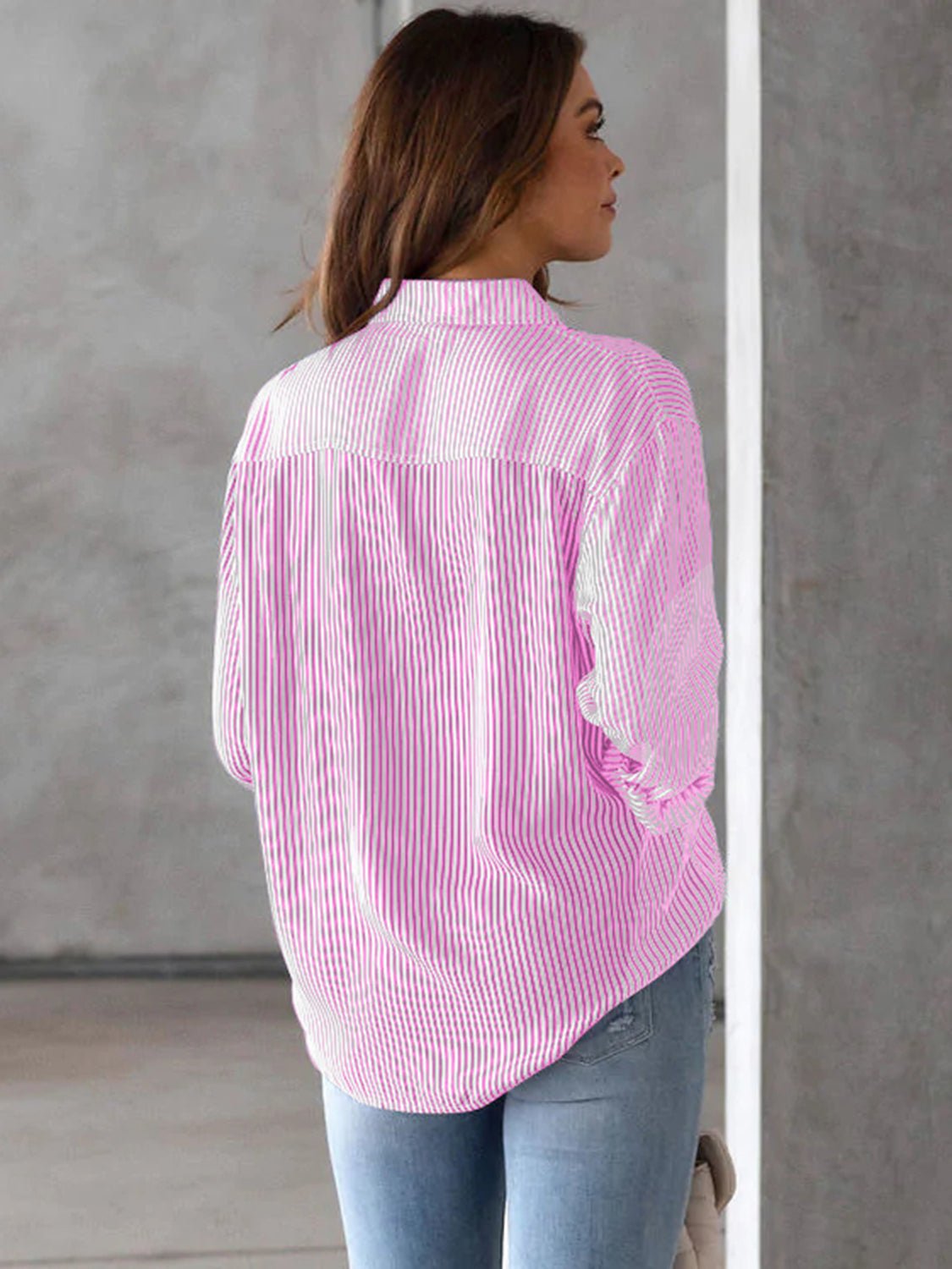 Beach Rose Co. - Striped Long Sleeve Shirt