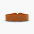 Beach Rose Co. wide tan elastic stretch waist belt with contoured PU front panels and stitched edges