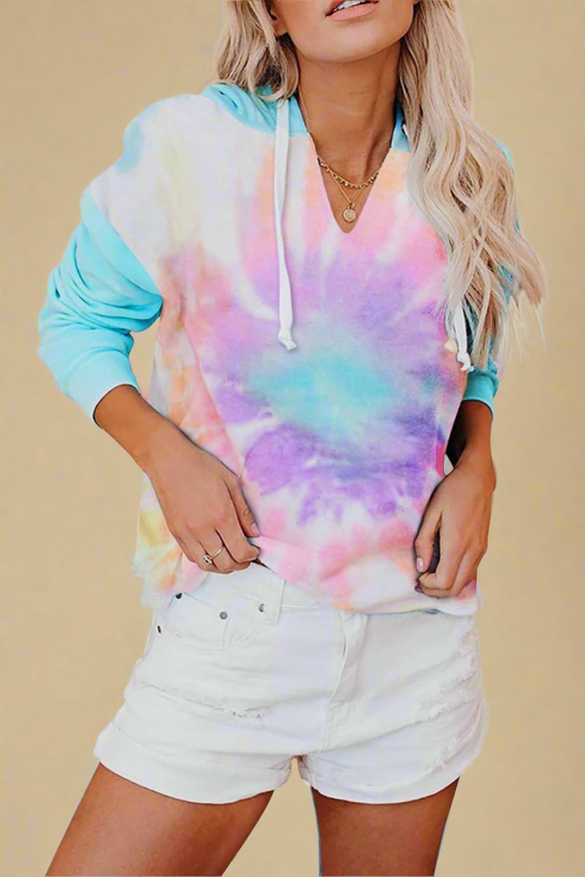 Beach Rose Co. - Tie - Dye Drawstring Hoodie