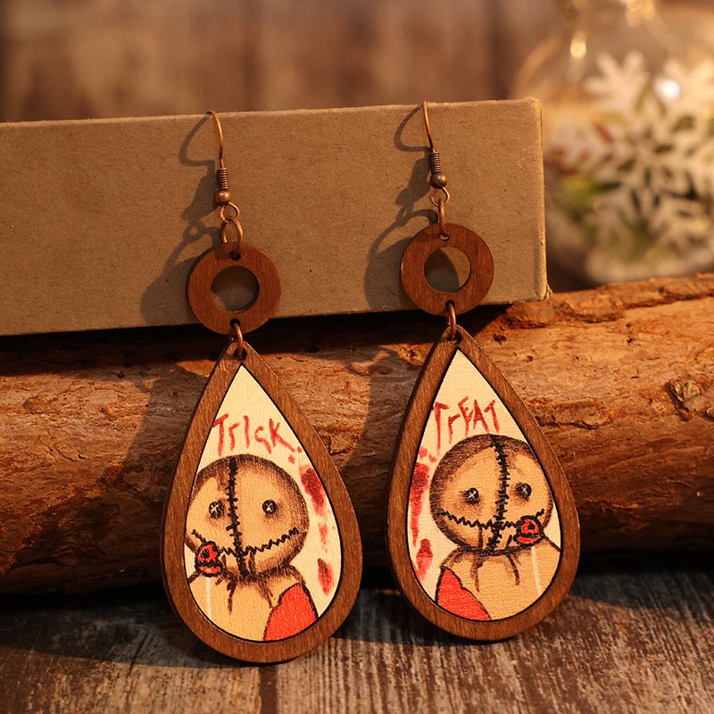 Beach Rose Co. - Trick - Or - Treat Voodoo Doll Earrings