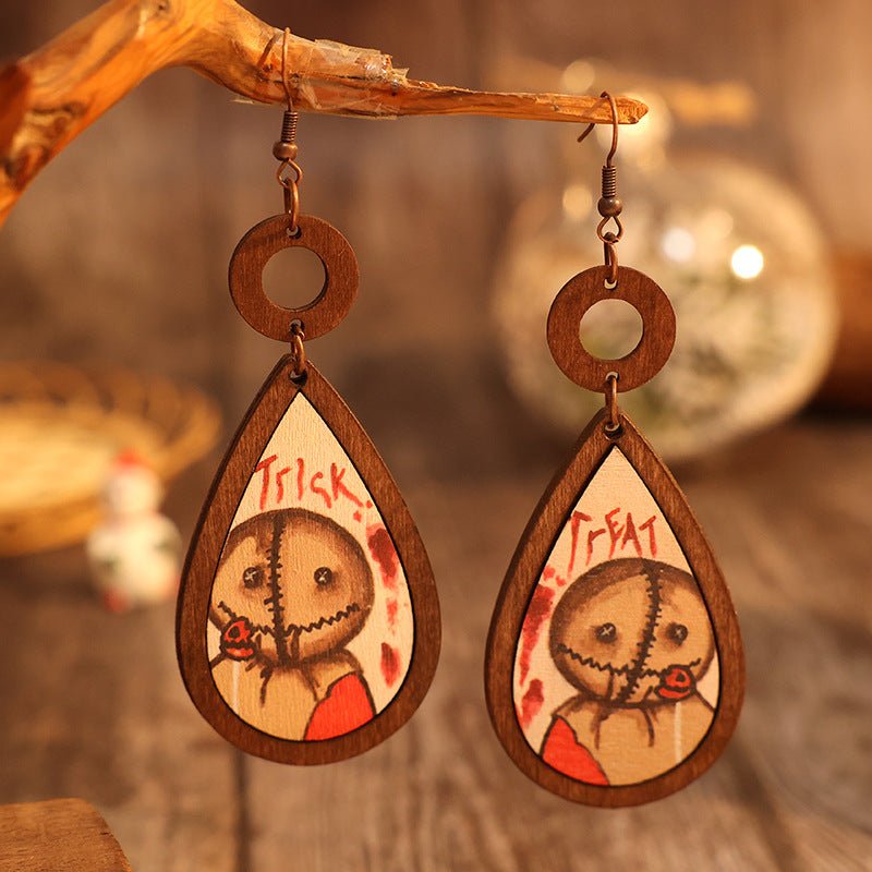 Beach Rose Co. - Trick - Or - Treat Voodoo Doll Earrings