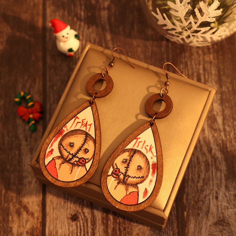 Beach Rose Co. - Trick - Or - Treat Voodoo Doll Earrings