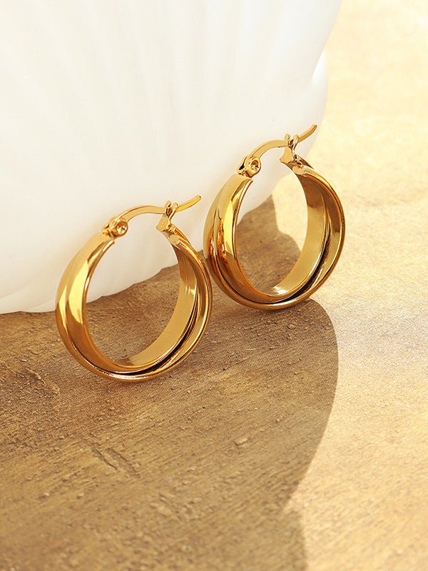 Beach Rose Co. - Twisted Hoop Earrings