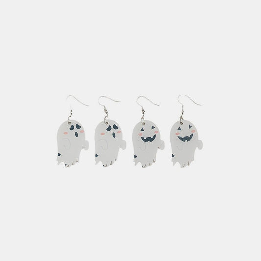 Beach Rose Co. - Two Piece Acrylic Ghost Dangle Earrings