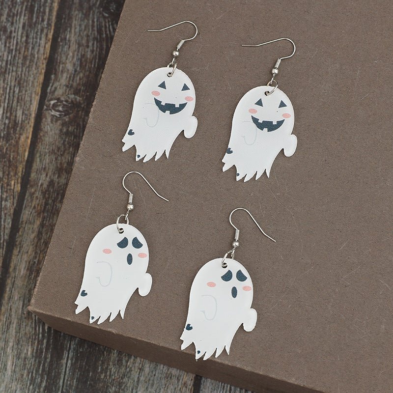 Beach Rose Co. - Two Piece Acrylic Ghost Dangle Earrings