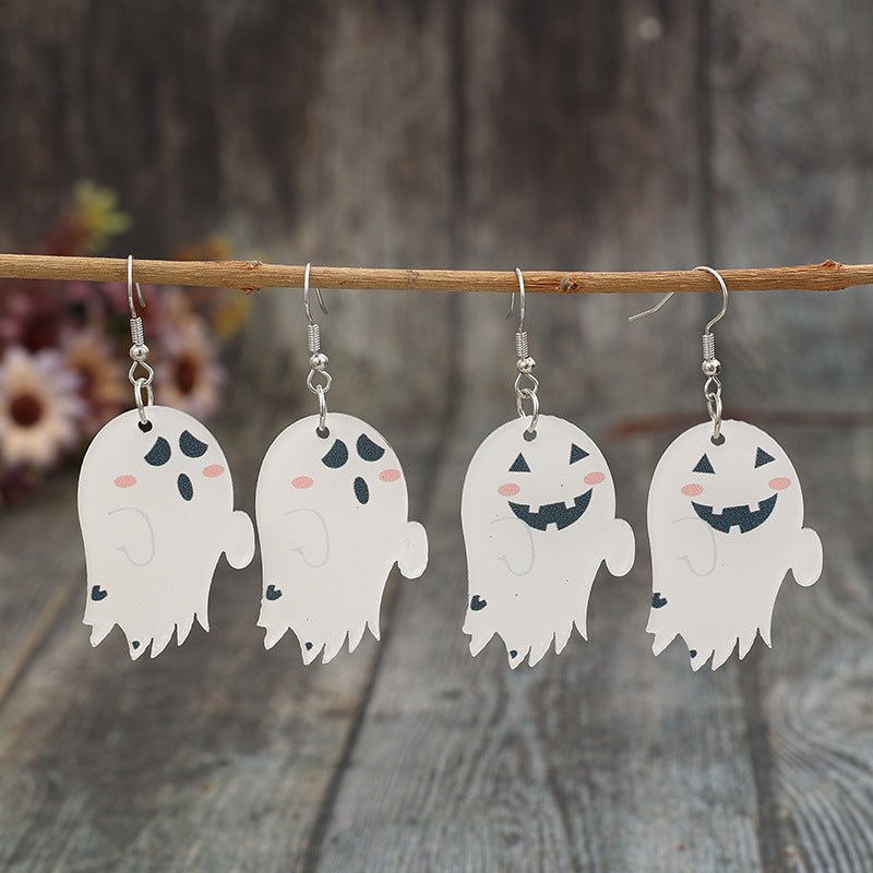 Beach Rose Co. - Two Piece Acrylic Ghost Dangle Earrings