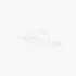 Beach Rose Co. white square-toe thong sandals with a flat sole and cushioned footbed in a slip-on style.