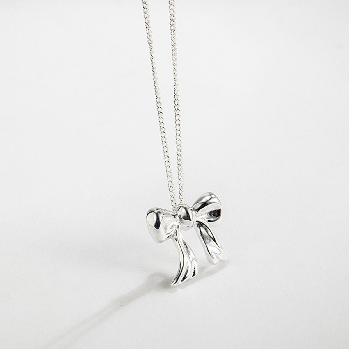 Beach Rose Co.Delicate Bow Pendant Necklace