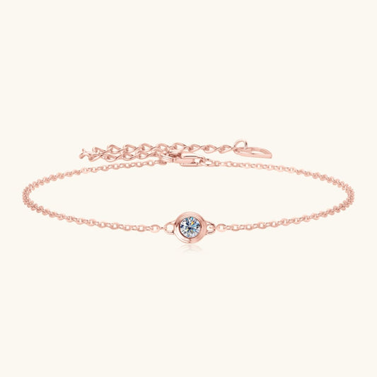 Beach Rose Co.Inlaid Moissanite Bracelet