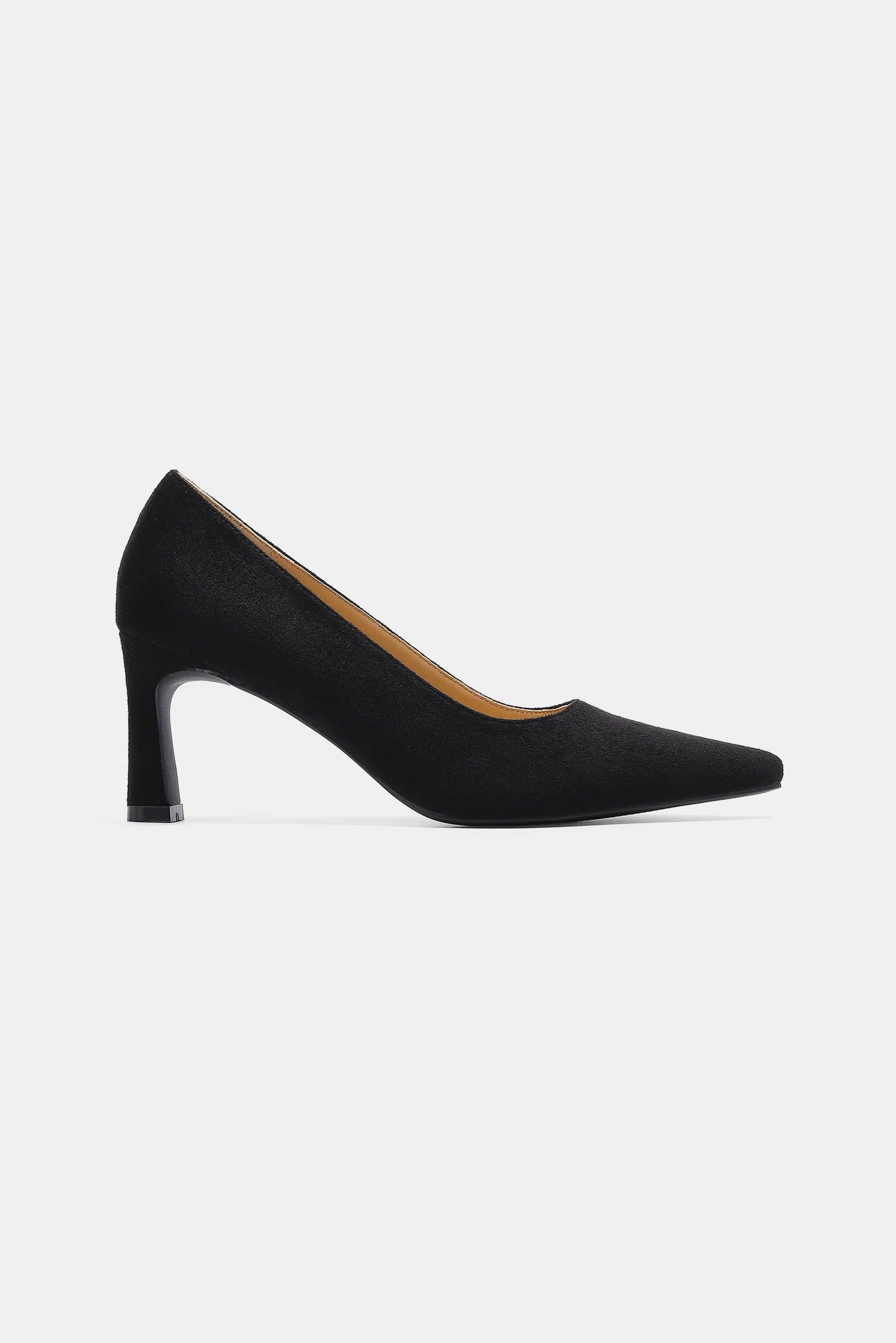 BEAST FASHION - Black Vegan Suede Pumps