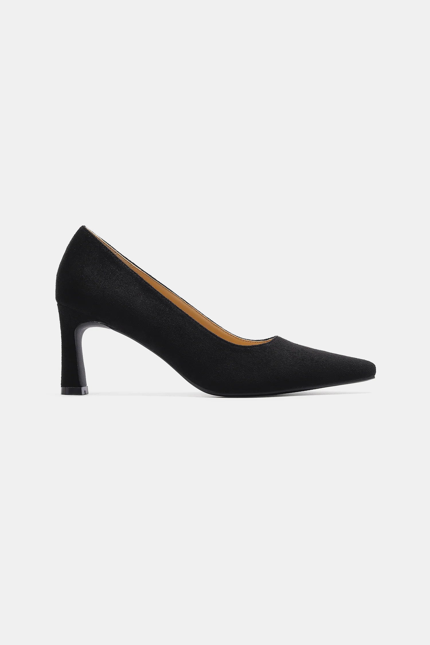 BEAST FASHION - Black Vegan Suede Pumps
