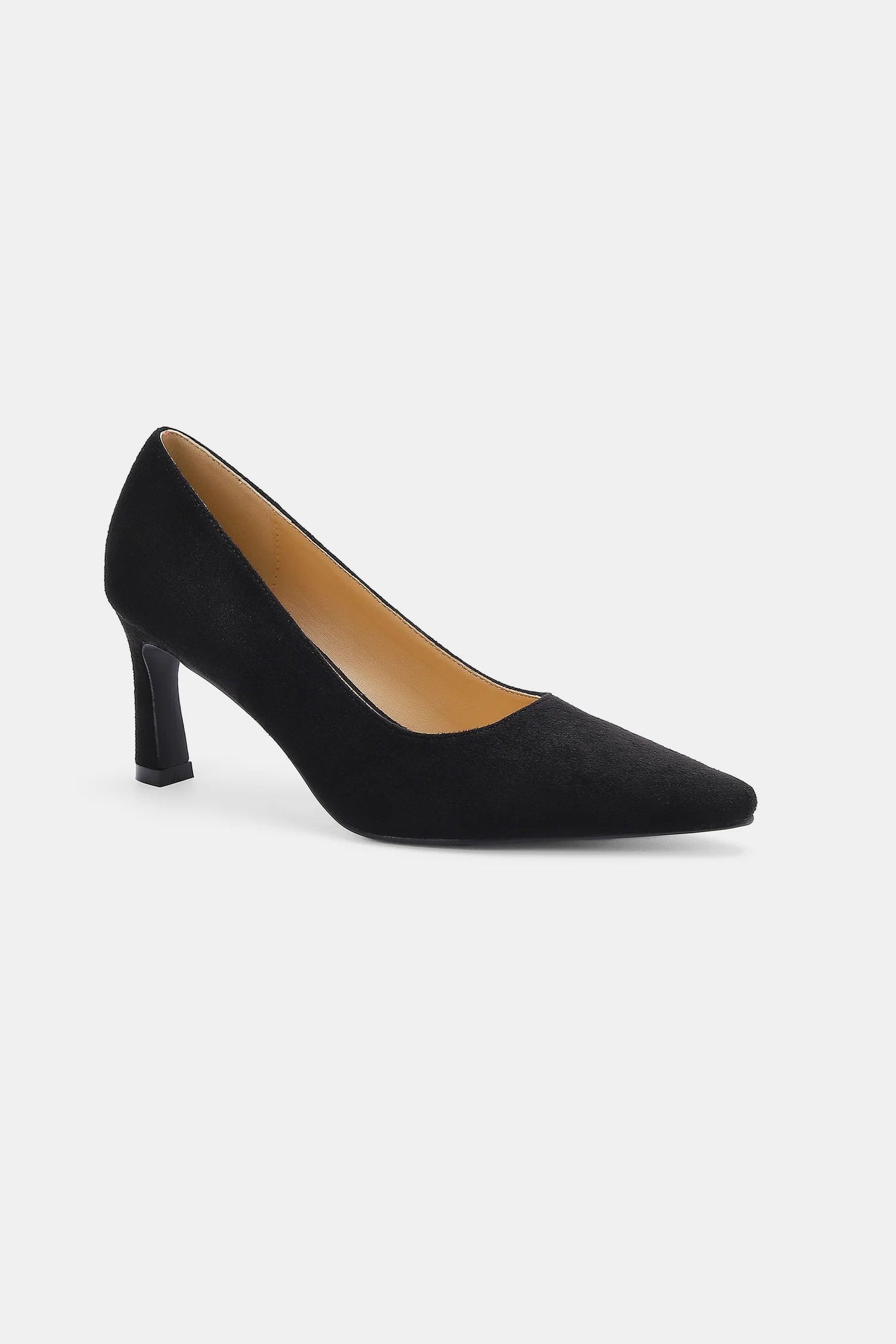 BEAST FASHION - Black Vegan Suede Pumps