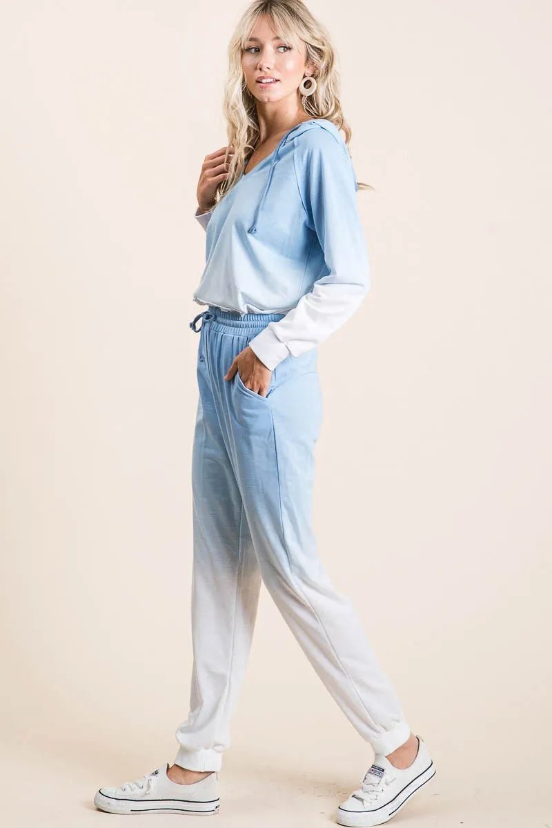 BiBi - Sky Blue Ombre Lounge Sweatpants