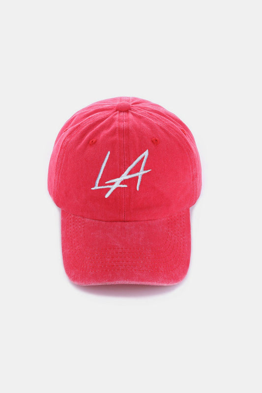 Washed Embroidered Baseball Cap