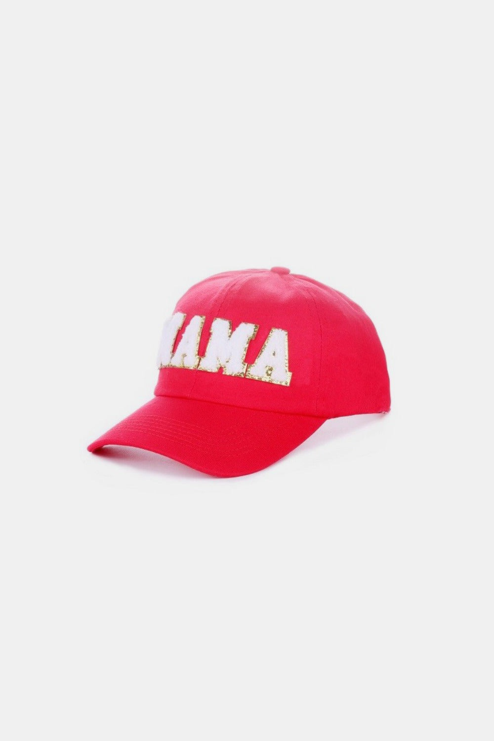 MAMA Sequined Chenille Patch Baseball Cap