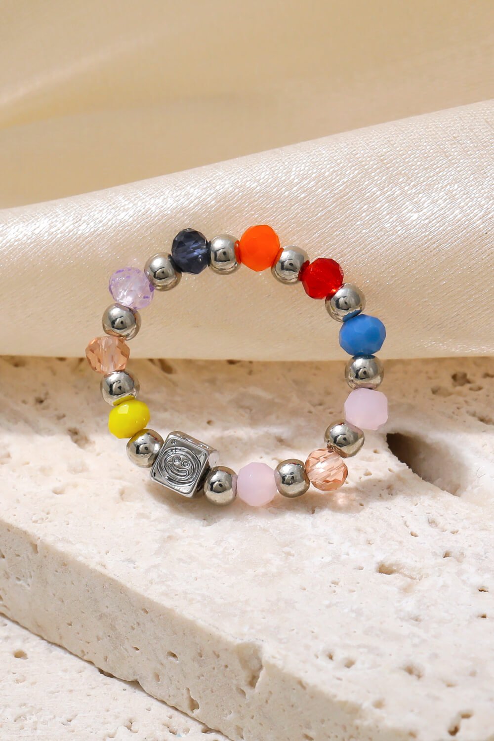 Colorful Beaded RingRingBeach Rose Co.
