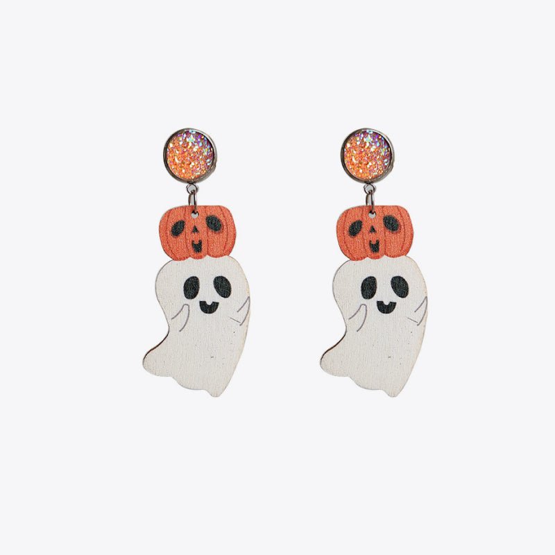 Cute Halloween Ghost Dangle EarringsEarringsBeach Rose Co.