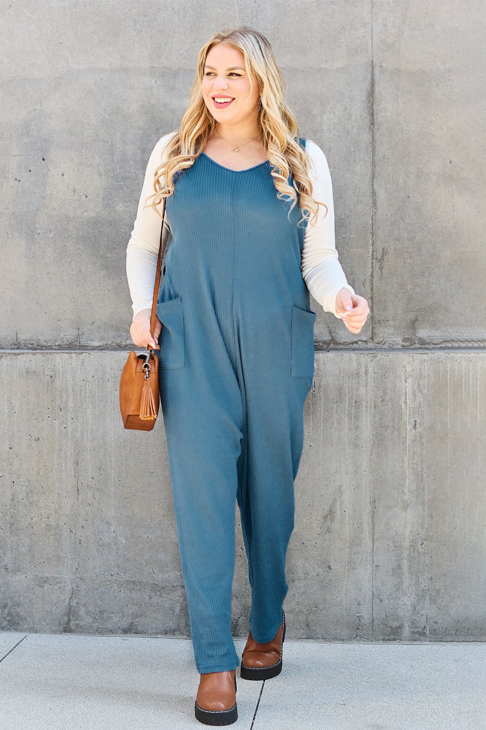 Double Take - Sleeveless Straight Leg Jumpsuit