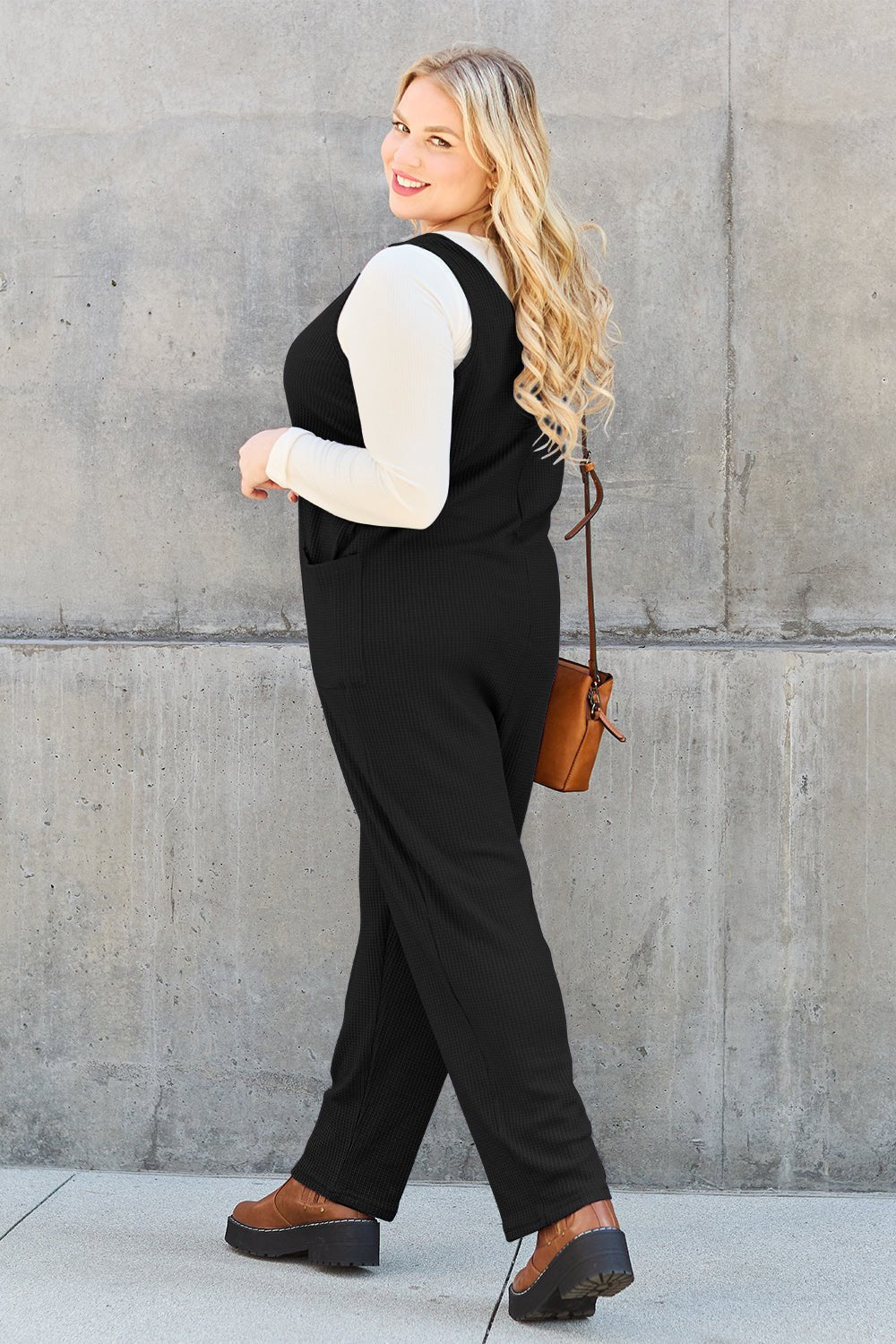 Double Take - Sleeveless Straight Leg Jumpsuit