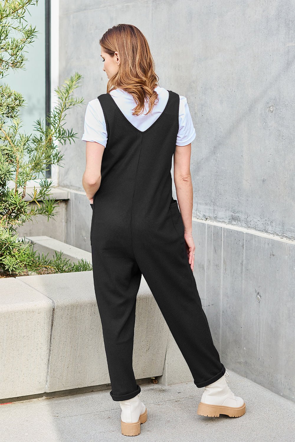 Double Take - Sleeveless Straight Leg Jumpsuit