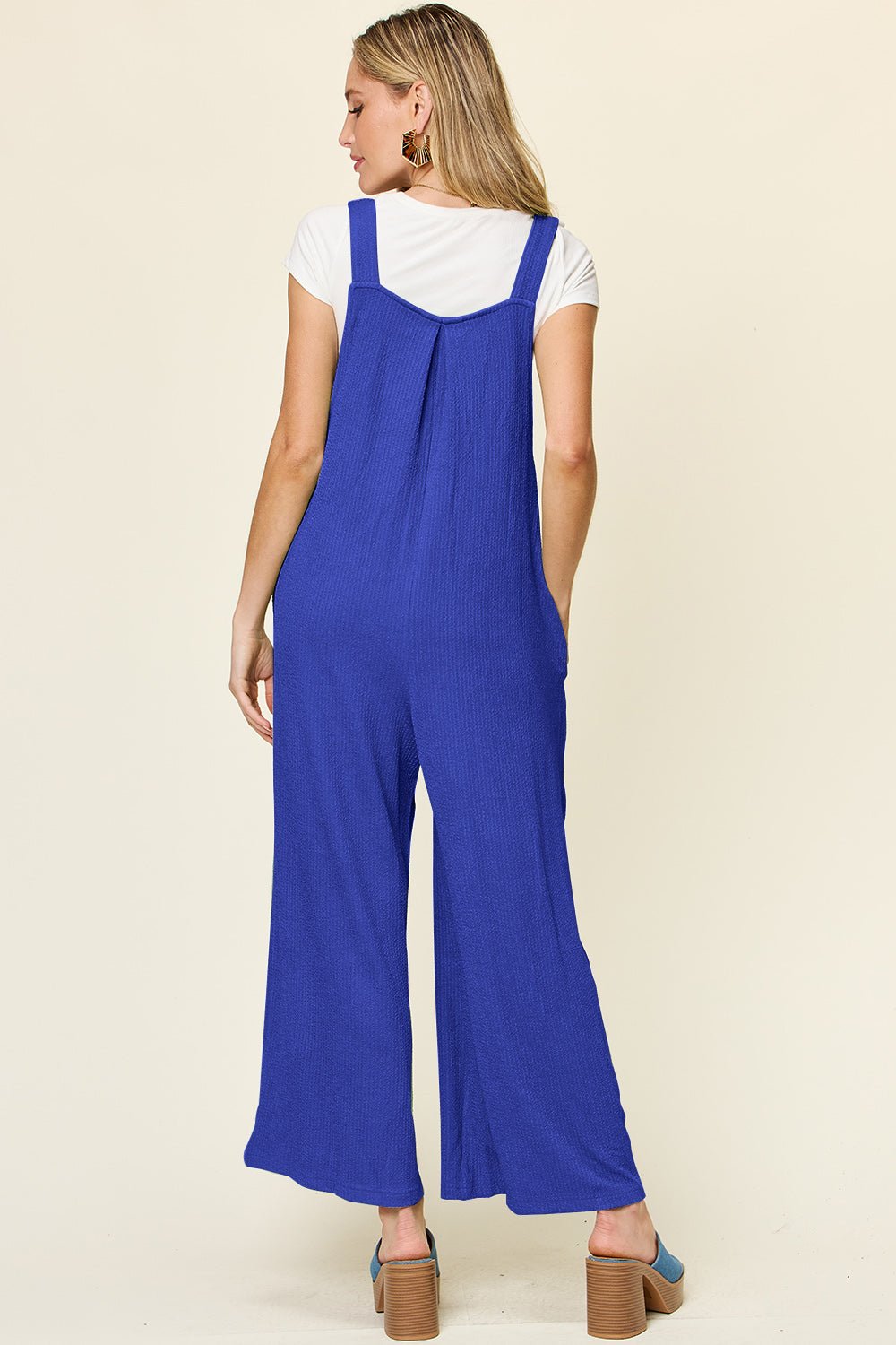 Double Take - Sleeveless Wide Leg Overalls