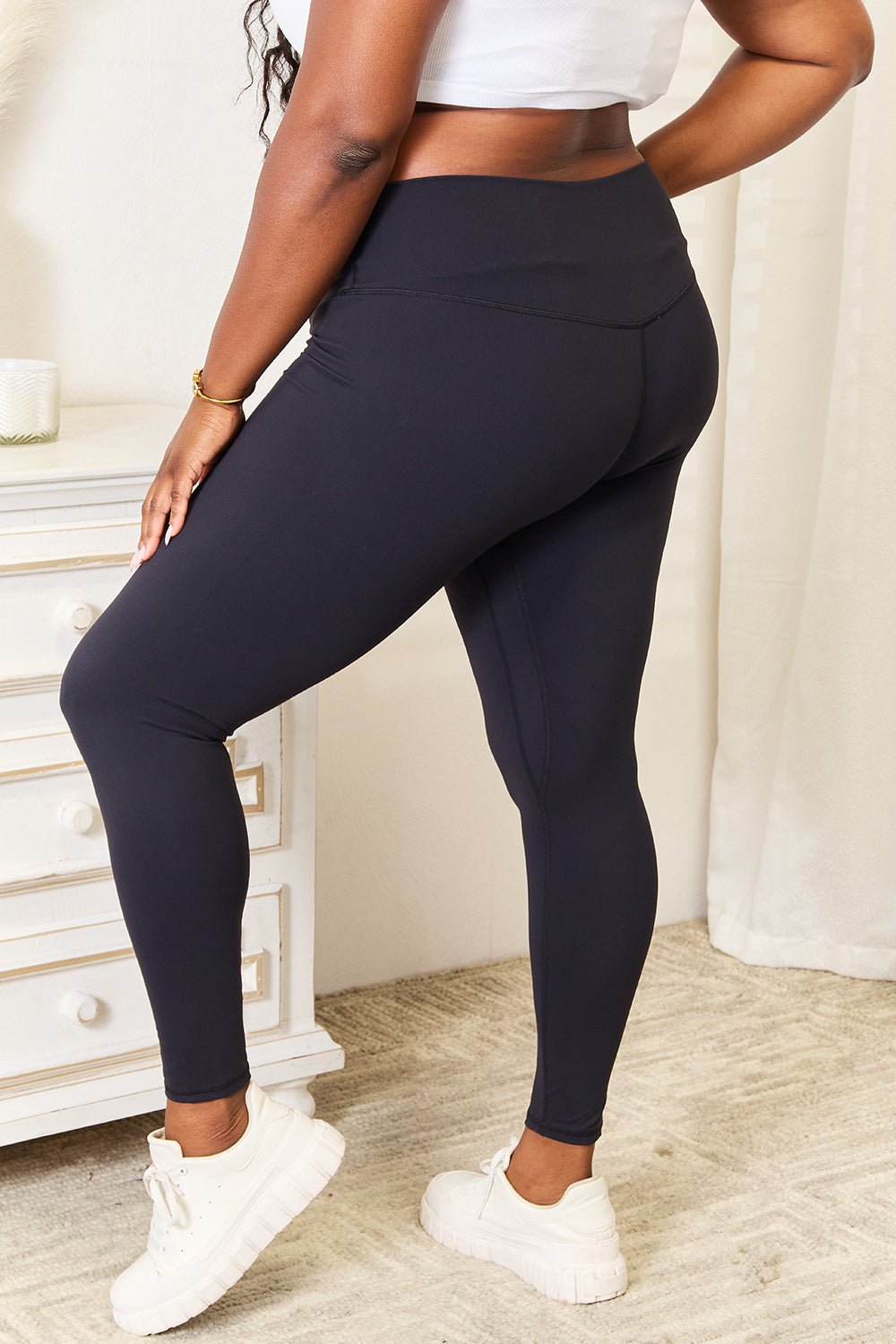 Double Take - Wide Waistband Active Leggings