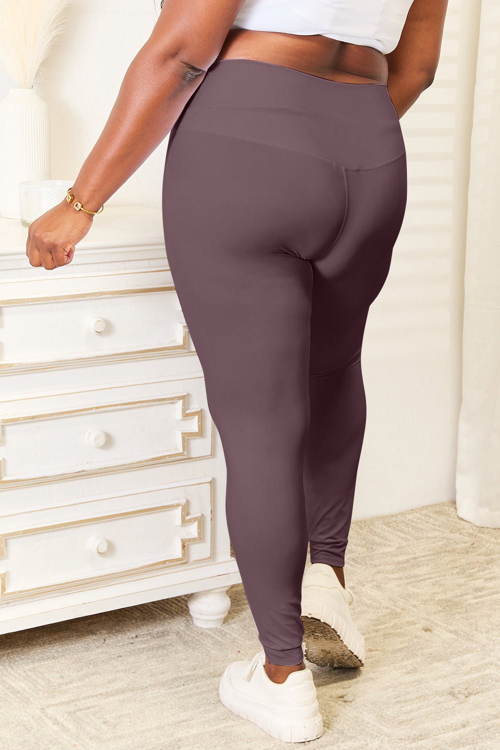 Double Take - Wide Waistband Active Leggings