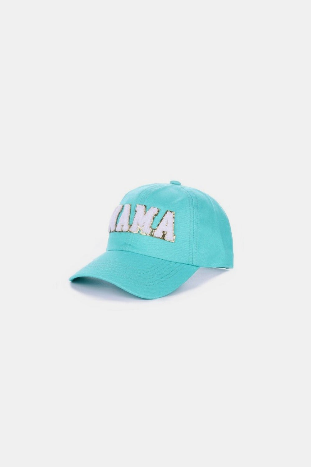 MAMA Sequined Chenille Patch Baseball Cap