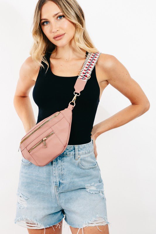 FAME ACCESSORIES - Vegan Leather Crossbody Bag